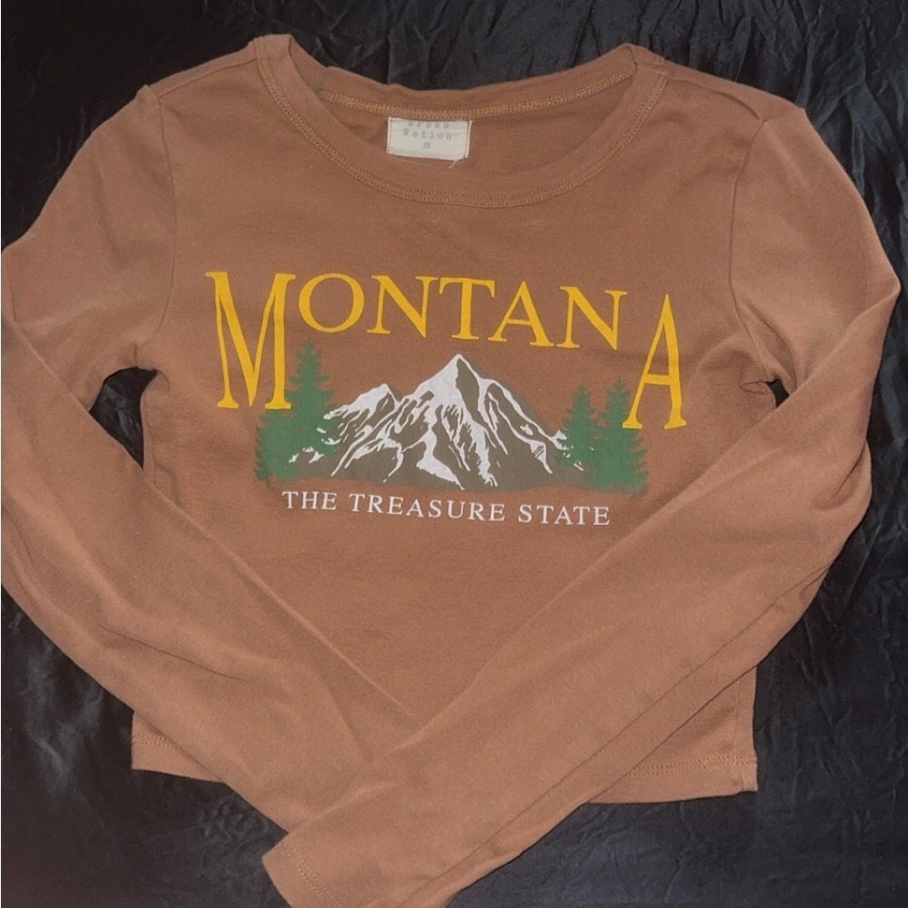 Montana long sleeve crop